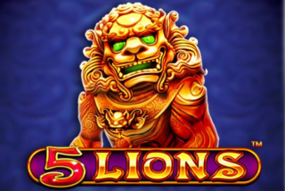 5 Lions Slot dengan tema Asia