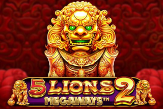 Tampilan permainan slot 5 Lions Megaways 2