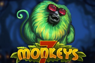 Visual dari permainan slot 7 Monkeys