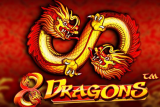 Permainan slot 8 Dragons dengan tema naga