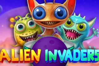 Tampilan permainan slot Alien Invaders