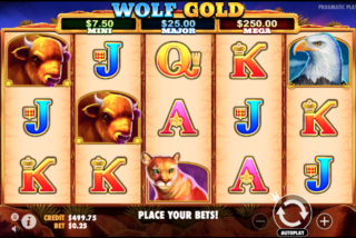 Visual Menarik dari Slot Wolf Gold
