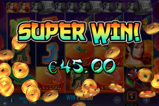 Kemenangan besar dalam mesin slot Floating Dragon Hold and Spin