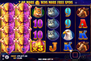 Kemenangan besar dengan simbol bayaran tertinggi dan multiplier wild