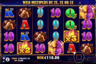 Kombinasi simbol tumpuk dan multiplier wild dapat menghasilkan kemenangan besar, meskipun dengan simbol bayaran rendah