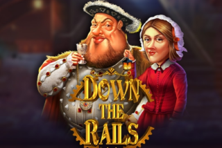 Permainan slot Down the Rails dengan tema kereta api