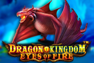 Permainan slot Dragon Kingdom – Eyes of Fire dengan tema naga dan fantasi