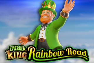 Tampilan permainan slot Emerald King Rainbow Road dari Pragmatic Play