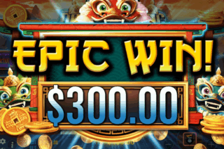 Kemenangan besar di permainan slot Tahun Naga Raja