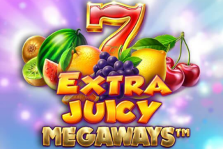 Permainan slot Extra Juicy Megaways dengan tema buah dan Megaways