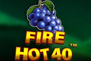 Gambar slot Fire Hot 40 dengan tema berapi-api