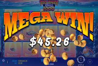 Simbol ikan memberikan kemenangan biasa pada garis pembayaran dalam permainan dasar