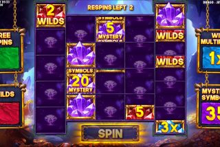 Fitur Respin yang menentukan detail putaran bonus di slot Drago