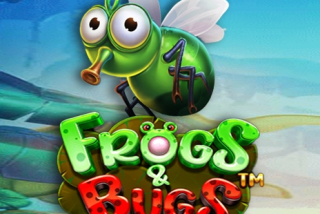 Gambar slot Frogs & Bugs dengan tema kolam oleh Pragmatic Play
