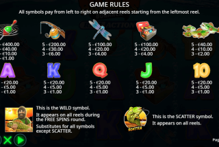 Tabel pembayaran lengkap slot Big Bass Bonanza Reel Action