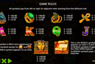Tabel pembayaran slot Pyramid King yang lengkap