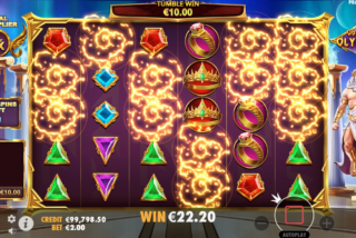 Gates of Olympus memiliki sistem cascade, bukan garis pembayaran biasa