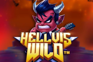 Gambar slot Hellvis Wild dengan tema heavy metal dan Elvis