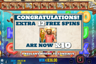 Tingkat tertinggi fitur Free Spins terbuka di Big Bass Splash