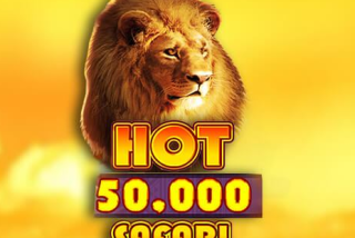 Permainan kartu gosok dengan tema safari Afrika