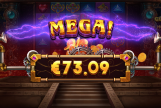 Mega win di slot Gears of Horus