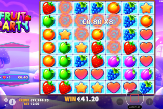 Pengganda kemenangan di slot Fruit Party dari Pragmatic Play