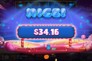 Kemenangan besar dalam permainan slot Candy Corner