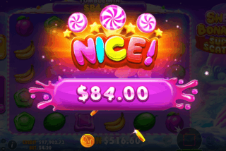 Kemenangan besar di slot Sweet Bonanza Super Scatter