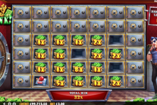 Simbol khusus di fitur Respin pada slot Empty the Bank