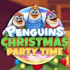 Penguins Christmas Party Time