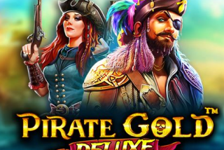 Permainan slot Pirate Gold Deluxe dengan tema bajak laut