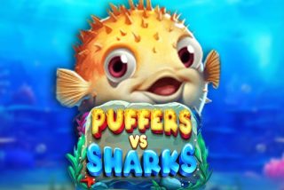 Slot Puffers Vs Sharks dengan tema bawah laut