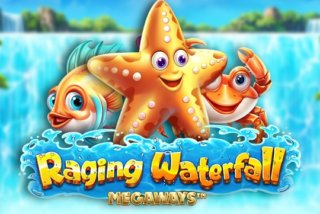 Tampilan permainan slot Raging Waterfall Megaways