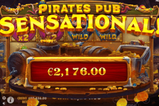 Kemenangan sensasional di slot Pirates Pub