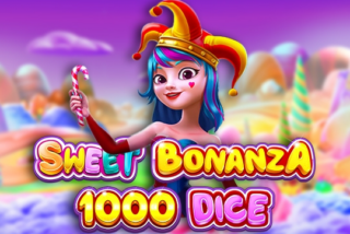 Ilustrasi slot Sweet Bonanza 1000 Dice dari Pragmatic Play