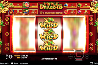 Satu-satunya bonus dalam permainan - fitur respin