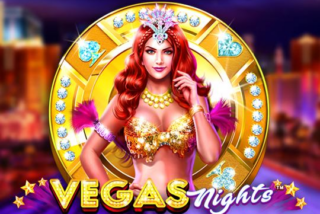 Tampilan utama permainan slot Vegas Nights