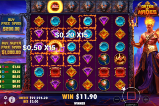 Simbol Wild menciptakan Multiplier untuk kemenangan Tumble