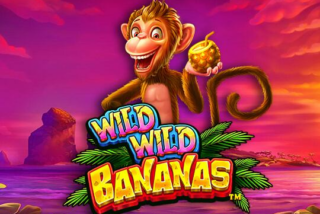 Slot Wild Wild Bananas dengan tema tropis dan hewan kartun