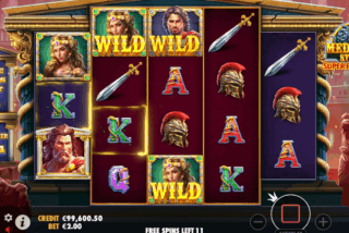 Kemenangan di putaran Free Spins