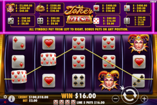 Menang di slot Joker's Jewels Dice