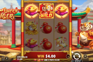 Menang di slot Lucky Tiger