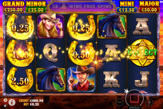 Akan mengumpulkan semua simbol uang jika simbol Koleksi muncul